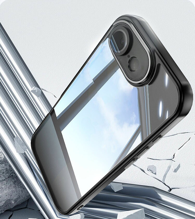 iPhone16e ケース クリア 耐衝撃 シンプル 耐衝撃スマホカバー アイフォンケース iphoneケース 背面透明 TPU ストラップ穴 Apple アップル 耐衝撃 カラバリ 韓国 耐衝撃ケース 傷に強い 丈夫 オススメ かわいい  人気アイフォン 16e おすすめ アイホン アイフォーン - 2
