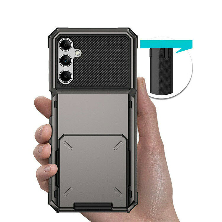 Galaxy S25 ケース 耐衝撃 S25+ S25 Ultra カバー カード収納 スロット付き TPU + プラスチック 耐衝撃ケース 背面カバー丈夫 オススメ かわいい 人気 Samsung サムスン ギャラクシー 耐衝撃ケース 傷に強いS25/S25 プラス/S25 ウルトラ アンドロイド おすすめ おしゃれ - 2