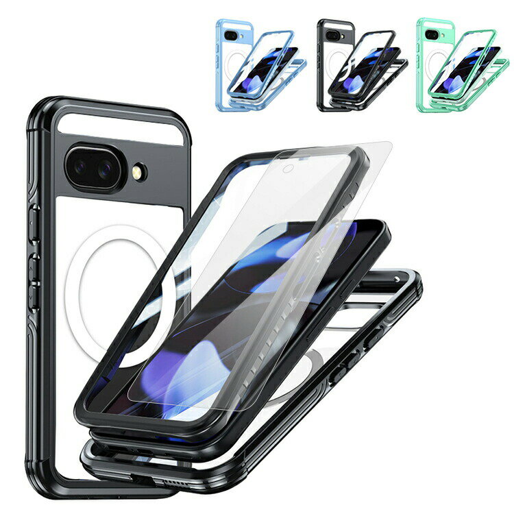 Pixel9a クリア ケース/カバー クリア 背面透明 両面 前後保護 フルカバー Qi充電 ワイヤレス充電 耐衝撃ケース 傷に強い 丈夫 オススメ かわいい 人気 対応 シンプル Google グーグル ピクセル9a アンドロイド おすすめ おしゃれ スマートフォン/スマホケース/カバー