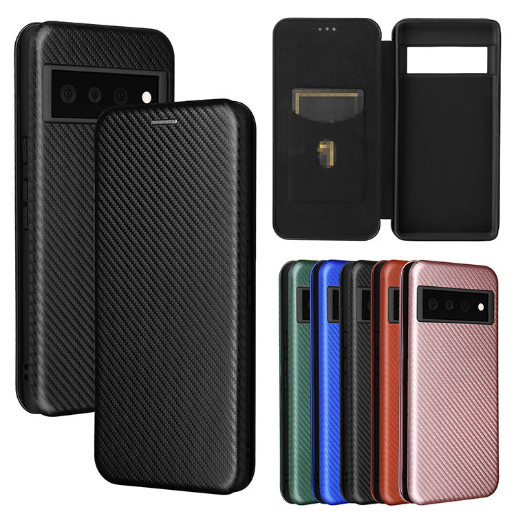 Pixel10 ケース Pixel 10 Pro / Pixel 10 Pro XL 手帳型カバー PUレザー カーボン調 カード収納 手帳型PUレザーケース ストラップ穴 Google グーグル ピクセル10 ピクセル10 プロ ピクセル10 プロ XL おすすめ おしゃれ スマフォ スマホ スマートフォンケース/カバー