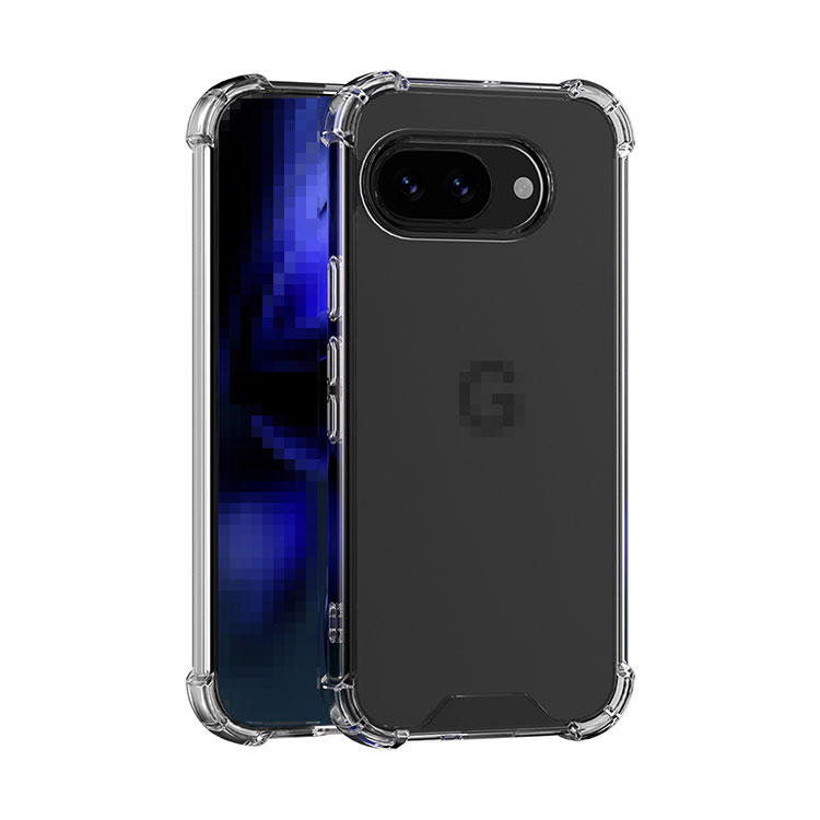 Rakuten - Pixel9a ケース クリア カバー クリアケース 透明 韓国 丈夫 オススメ 耐衝撃ケース 傷に強い TPU ソフトケース 角 保護 コーナーバンパー ストラップ穴 衝撃吸収 カバー Google グーグル ピクセル9a アンドロイド おすすめ おしゃれ スマートフォン/スマホケース/カバー