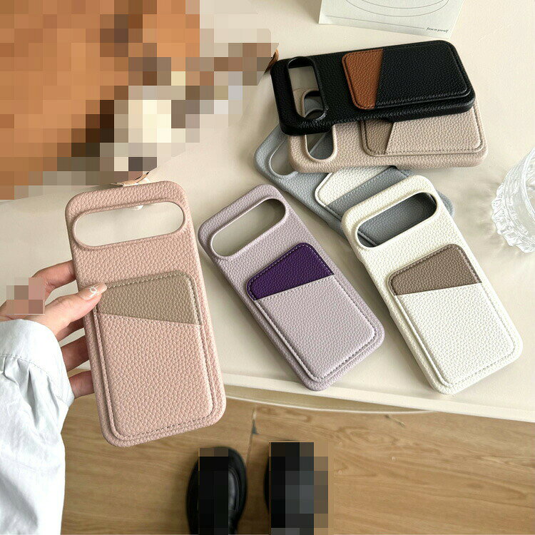 Pixel9a ケース カバー PUレザー カード収納 背面PUレザーケース Google カワイイ カラバリ オススメ かわいい グーグル ピクセル9a アンドロイド 大人かわいい おすすめ おしゃれ スマホカバー 耐衝撃 カラバリ 韓国 耐衝撃ケース 傷に強い 丈夫 オススメ かわいい 人気 - 2