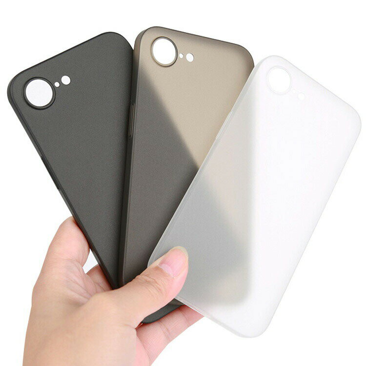 Rakuten - iPhone SE ケース 第4世代 SE4 カバー 背面マット仕様 半透明 PP ソフトケース シンプル マット 軽量 薄型 薄い かわいい 人気 おしゃれ 人気 衝撃吸収 Apple アップル アイフォン SE4 2025年モデル スマホケース かっこいい スマホカバー スマートフォン ケース カバー