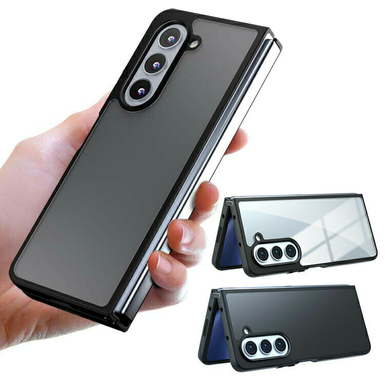 Rakuten - Galaxy Z Fold6 ケース 耐衝撃 カバー 折りたたみ型 マット シンプル 背面半透明 スマホケース Samsung サムスン ギャラクシー Z フォールド6 保護ケース アンドロイド おすすめ おしゃれ スマートフォン/スマフォ/スマホケース  カワイイ オススメ シンプル  プレゼント