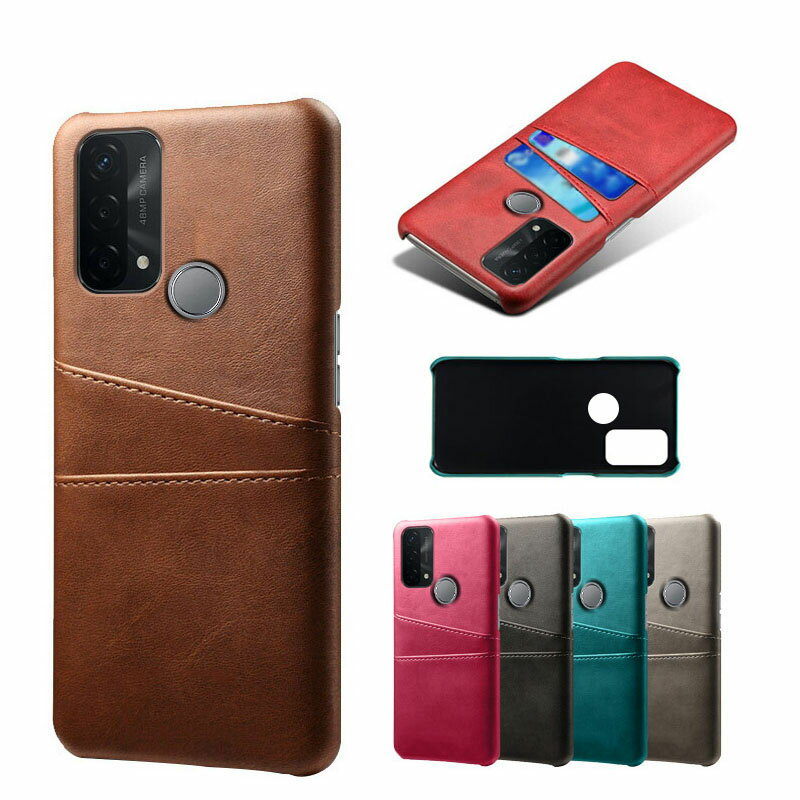 Rakuten - OPPO Reno5 A ハードケース カバー PU レザー オッポ リノ5 A シンプル ハードケース カード収納 アンドロイド おすすめ おしゃれ スマートフォン/スマフォ/スマホケース/カバー 韓国 耐衝撃ケース 傷に強い 丈夫 おすすめ カワイイ オススメ