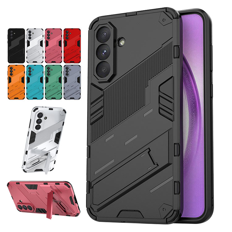 Rakuten - Galaxy A56 5G 耐衝撃 ケース カバー TPU+プラスチック 2重構 スタンド機能 ストラップホール付き おしゃれ シンプル Samsung サムスン ギャラクシー A56 5G アンドロイド おすすめ 耐衝撃ケース 傷に強い 丈夫 おすすめ カワイイ オススメ シンプル  プレゼント ギフト