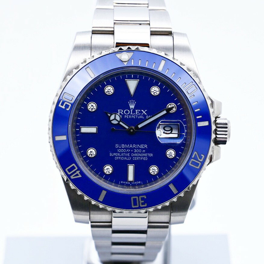 ロレックス （ROLEX） サブマリーナ デイト 116619GLB 〔ブルー・青文字版〕 〔腕時計 ...