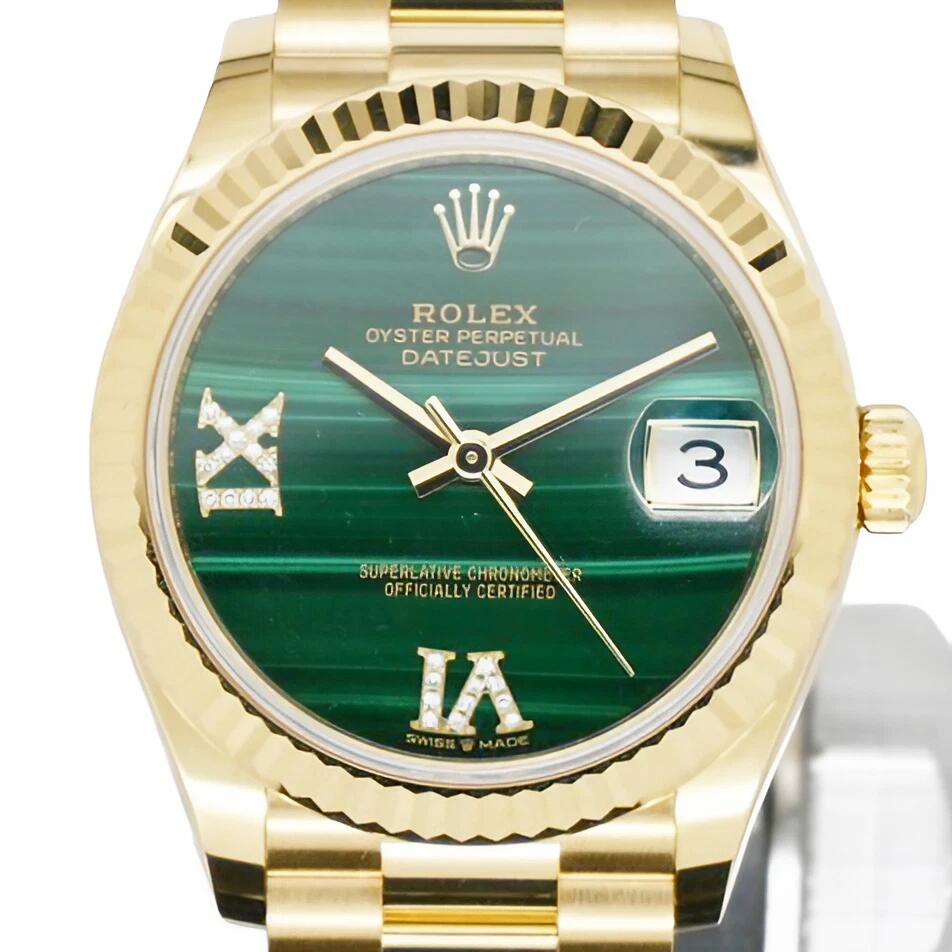 ロレックス （ROLEX） デイトジャスト 31 278278 〔マラカイト/ダイヤモンド文字盤〕  ...