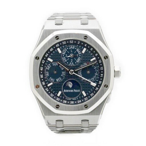 オーデマ・ピゲ （AUDEMARS PIGUET） ロイヤルオーク パーペチュアルカレンダー 26574ST.OO.1220ST.03 グランドタペストリー ブルー文字盤〔腕時計〕 〔メンズ〕 〔ギャラ・付属品完備〕 【中古・美品】