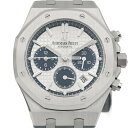 オーデマ・ピゲ (AUDEMARS PIGUET) ロイヤルオーク クロノグラフ ブティック限定モデル 26315ST.OO.1256ST.01 〔シルバー/ブ...
