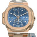 PATEK PHILIPPE パテック・フィリップ ノーチラス トラベルタイム クロノグラフ 5990/1R-001 (2021年) 〔ブルー・ソレイユ文字盤〕...