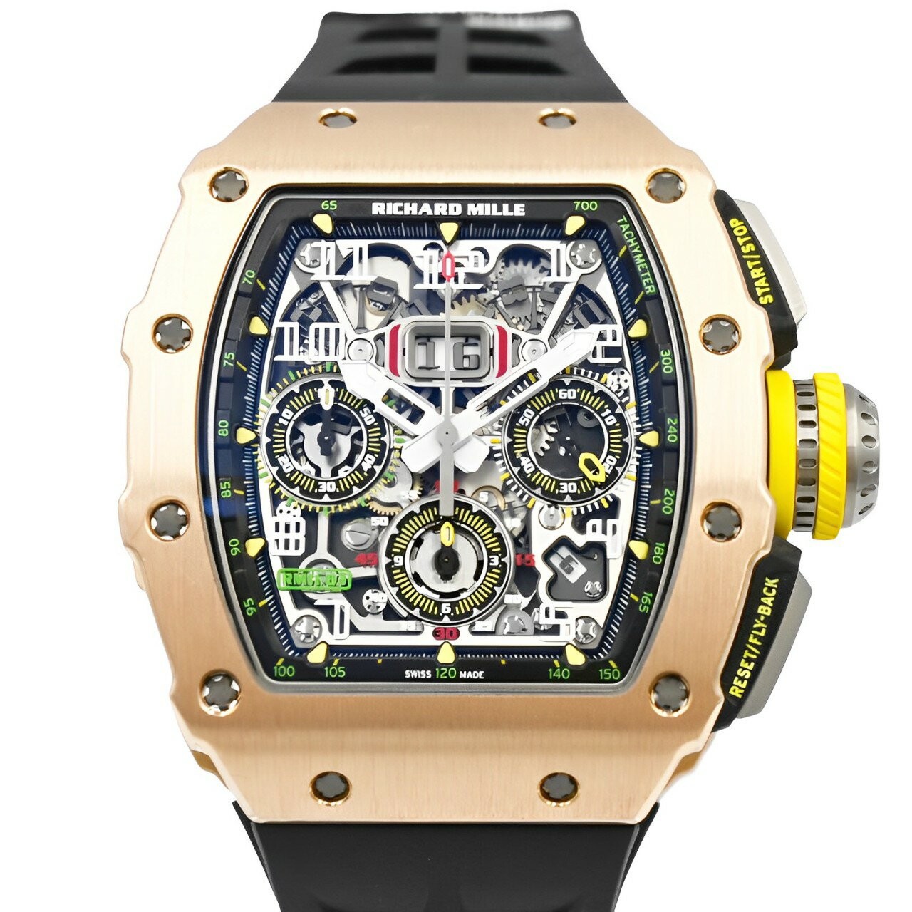 リシャール・ミル （RICHARD MILLE） オートマティック フライバッククロノグラフ RM11-03 RG TI 〔スケルトン文字盤〕 〔2017年〕 〔腕時計〕 〔メンズ〕 〔自動巻き〕 〔ギャラ・箱〕 【中古・美品】