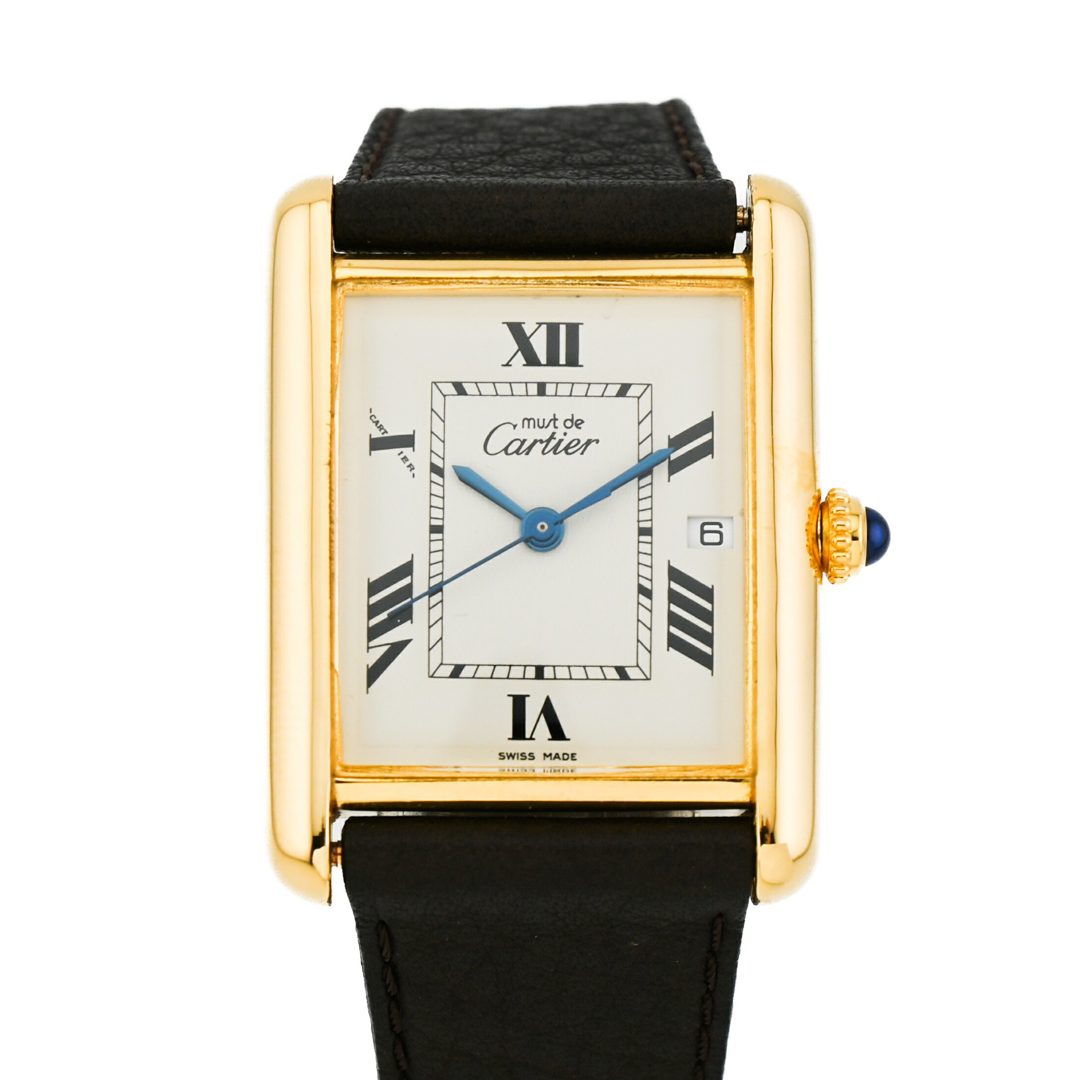 カルティエ （Cartier） マスト ドゥ カルティエ タンク XL 〔アイボリー文字盤〕 〔クォーツ〕 〔腕時計〕 〔メンズ〕 〔ユニセックス〕 〔ヴィンテージ〕 〔ギャラ・箱〕 【中古・美品】