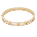 カルティエのブレスレット（レディース） カルティエ 〔Cartier〕 サイズ:17 LOVE BRACELET PAVE DIAMONDS N6035017 K18PG ラブブレス ブレスレット パヴェダイヤ (ピンクゴールド×クリア） 2022年 メンズ レディース