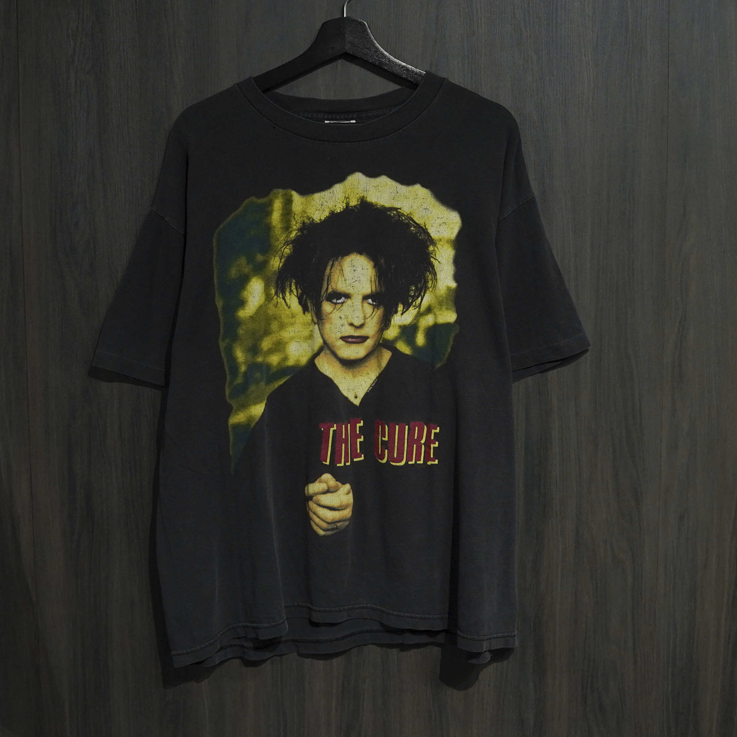 90s VINTAGE TEE The Cure " Treasure " WILD OATS XL ザ・キュアー 半袖Tシャツ ブラック