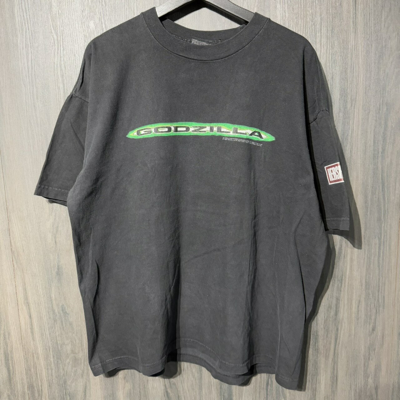 90s VINTAGE TEE Godzilla " Movie Promo" Original Tag XL ゴジラ ムービー 半袖Tシャツ ブラック