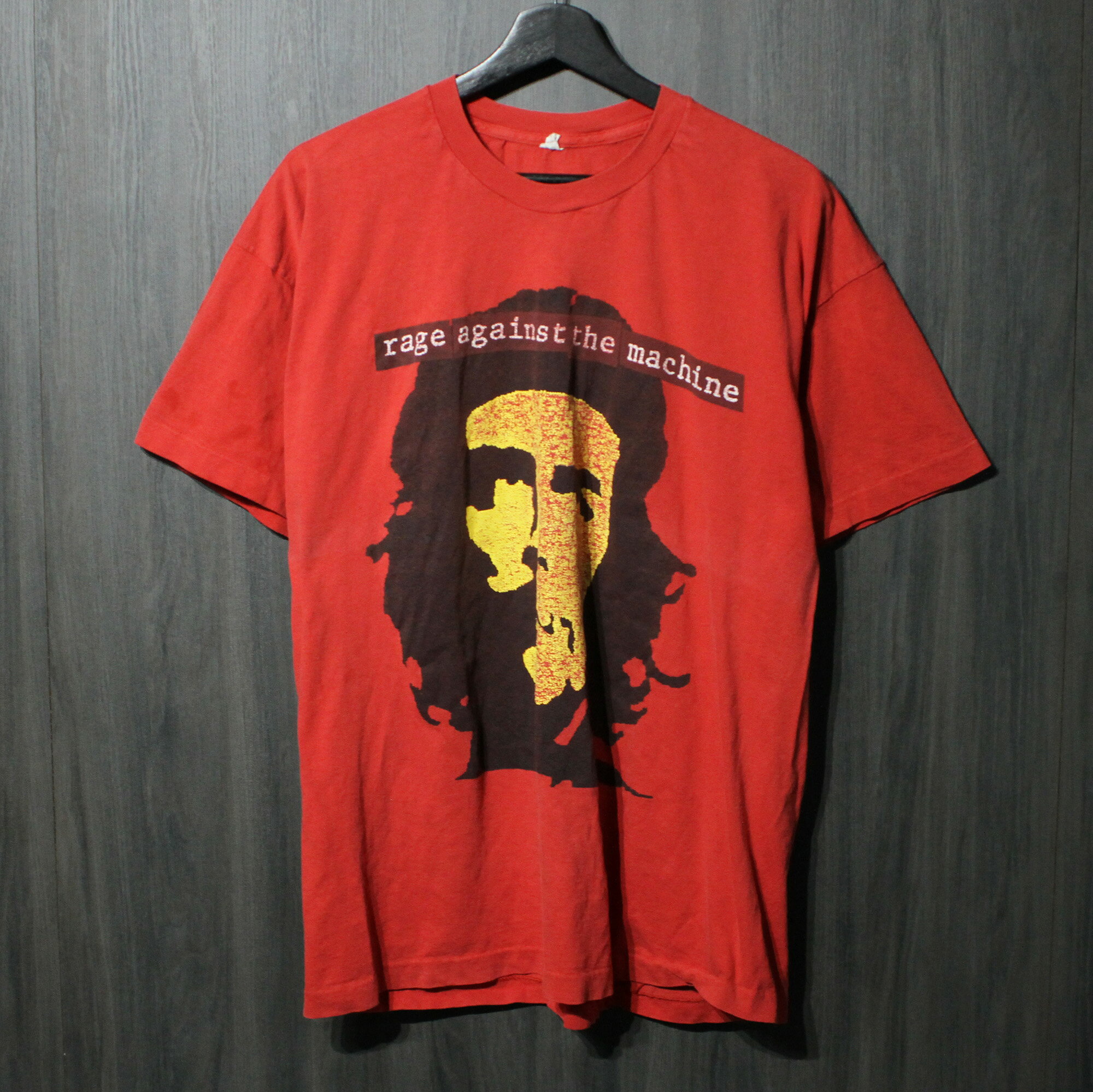90s VINTAGE TEE Rage Against The Machine " Che Guevara " Fits XL レイジ・アゲインスト・ザ・マシーン 半袖Tシャツ レッド