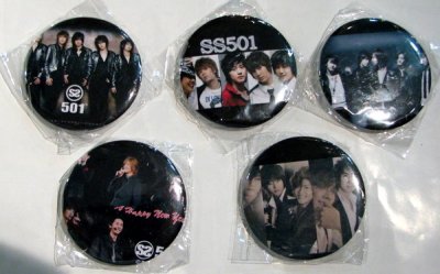 乐天商城 - SS501 缶バッジ1