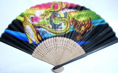 乐天商城 - 神龍 シルク扇子1　シルク布製