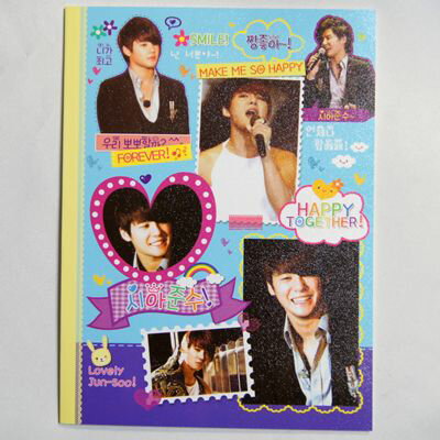 東方神起JUNSU（Xiah) B5サイズノート4