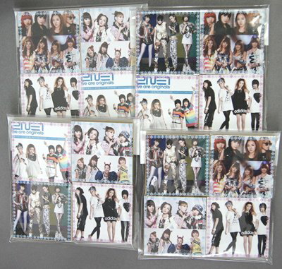 乐天商城 - 2NE1 木製マグネット4個セット