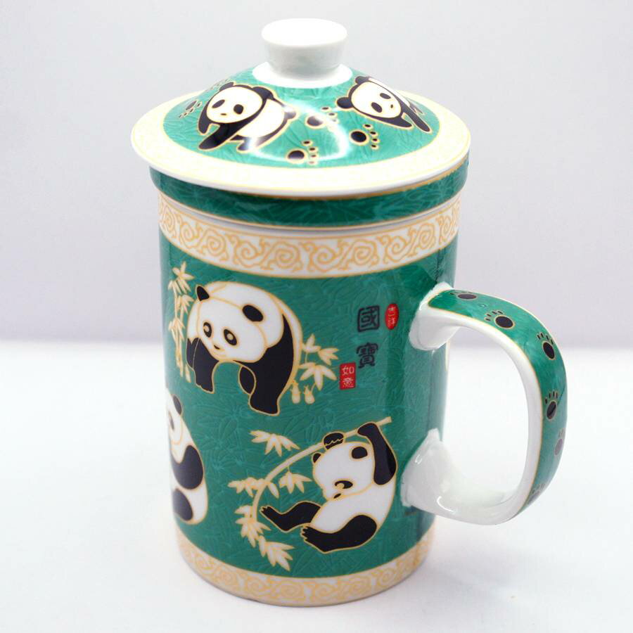 茶漉し付きマグカップパンダ2横浜中華街