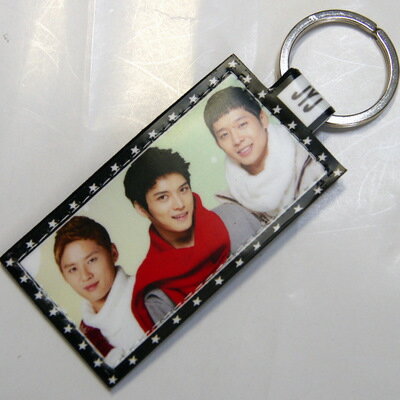 乐天商城 - 東方神起 JYJ 新皮革製キーホルダー1