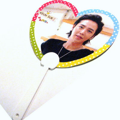 チャン・グンンソク ハート型うちわ(団扇)1