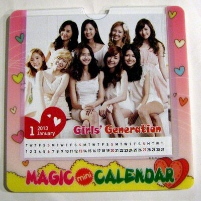 Girls Generation(少女時代) 2013年Magicミニカレンダー