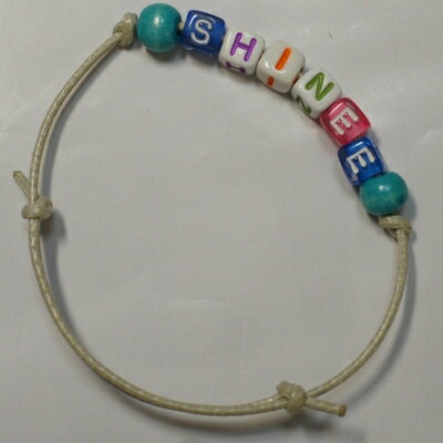 绿色 - SHINee(シャイニー) イニシャルブレスレット