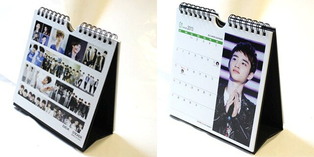 EXO-K(エックソケー) 2013年卓上カレ...の紹介画像2