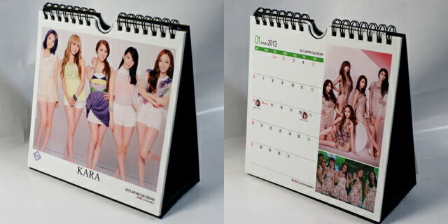 KARA(カラ) 2013年卓上カレンダー(韓国製)