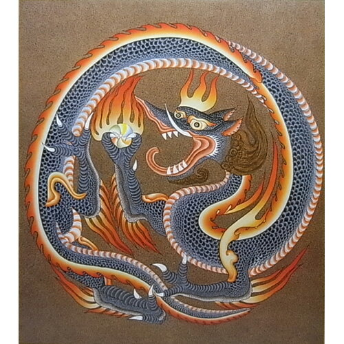 風水色紙 四神　青龍