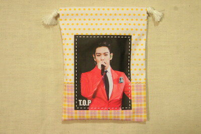 BIGBANG（ビッグバン） T.O.P 巾着袋2