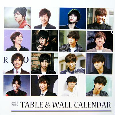 イ・スンギ 2014年・2015年2年分卓上カレンダー(韓国製)