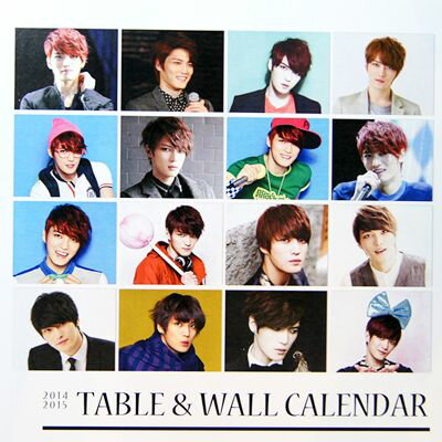 JYJ JEJUNG（ジェジュン Hero） 2014年・2015年2年分卓上カレンダー(韓国製)