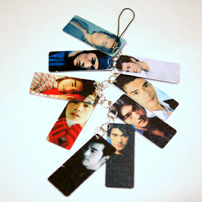 爆竹型ストラップ大 カード1枚の大きさ：2cm×5cm カードの表裏に写真が印刷されており、数珠繋ぎされた写真を見ると、それはもうストラップとしては圧巻です。 種類はご選択できませんので、ご了承下さい。　