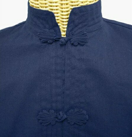 金龍牌功夫 カンフースーツ紺色(中国製)