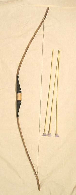 竹製手作り 弓矢セット大 120cmタイプ 【懐かしの玩具】