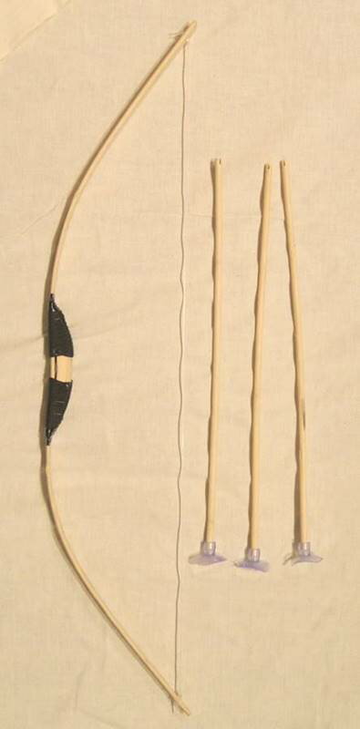 竹製手作り 弓矢セット小 69cmタイプ 【懐かしの玩具】