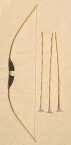 竹製手作り　弓矢セット小　69cmタイプ　【懐かしの玩具】