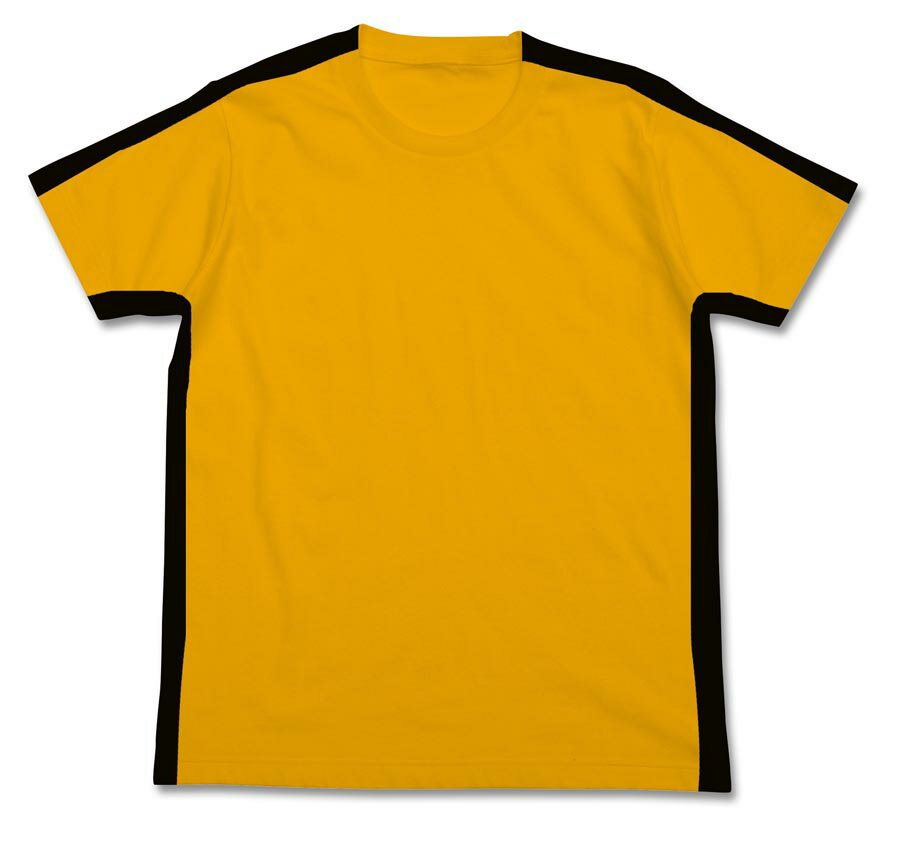 BRUCE LEE CLUB公認　ブルース・リー（李小龍）　イエロー トラックスーツ型Tシャツ（ライセンス商品） 通常版