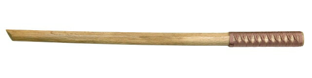 尾形刀剣 木刀 W016-S ヒモ巻木刀 ツバ付き ナチュラル 全長80.5cm　