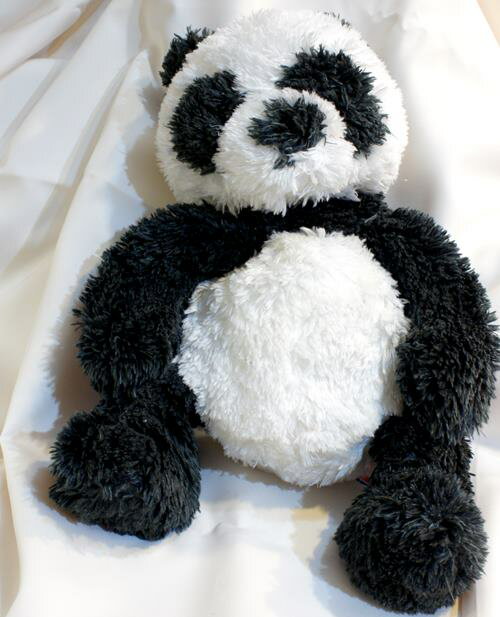 もっさり　パンダぬいぐるみ　Mサイズ