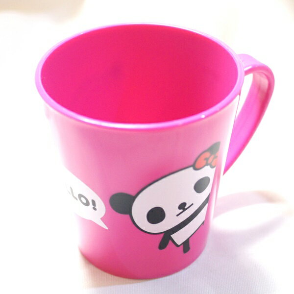 パンダ プラ製マグカップ 【JMZ018-H】