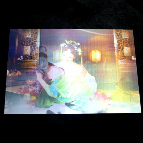 中華・立体3Dポスター「中国王朝・宮廷女官1」