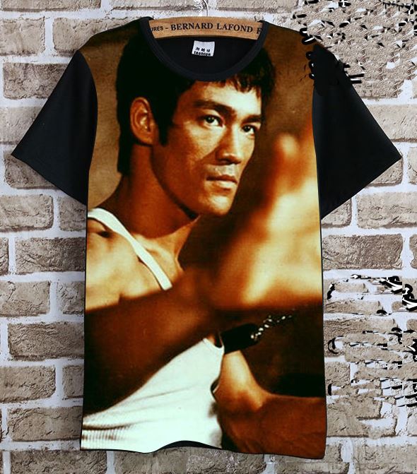 樂天商城 - ブルース・リー（李小龍） Tシャツ 黒2