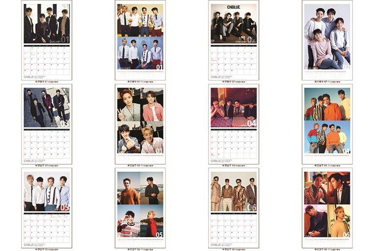 CNBLUE 2018年壁掛けカレンダー 2