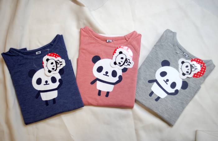 キッズ用 KIDS パンダ チュニック TPA007-2B TPA003-2B