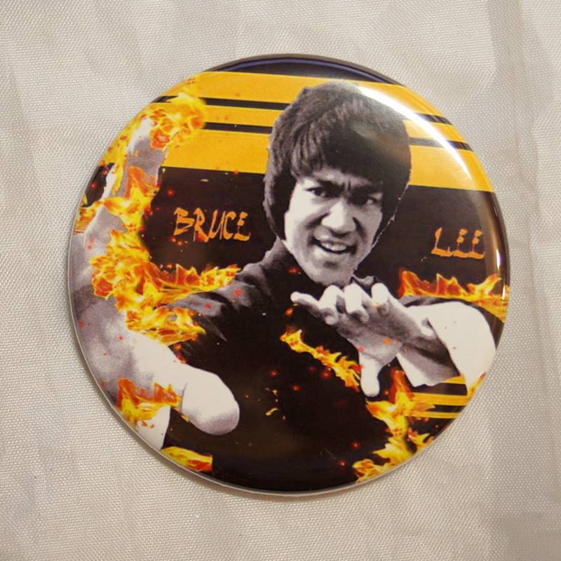 乐天商城 - ブルース・リー（李小龍)　　缶バッジ大11